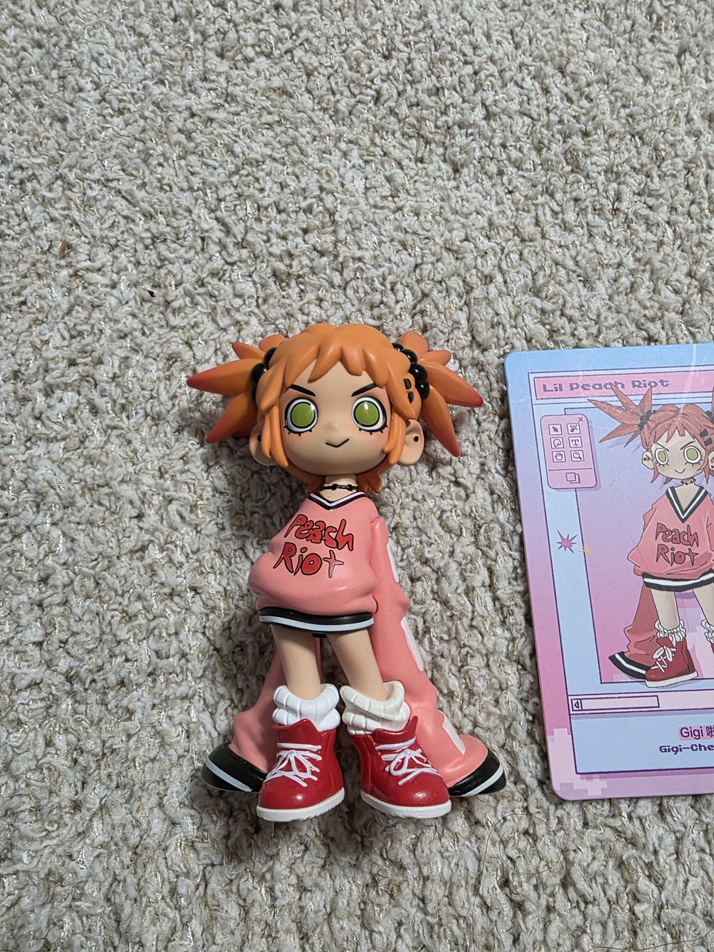 Peach Riot Gigi Cheerleader Figurine